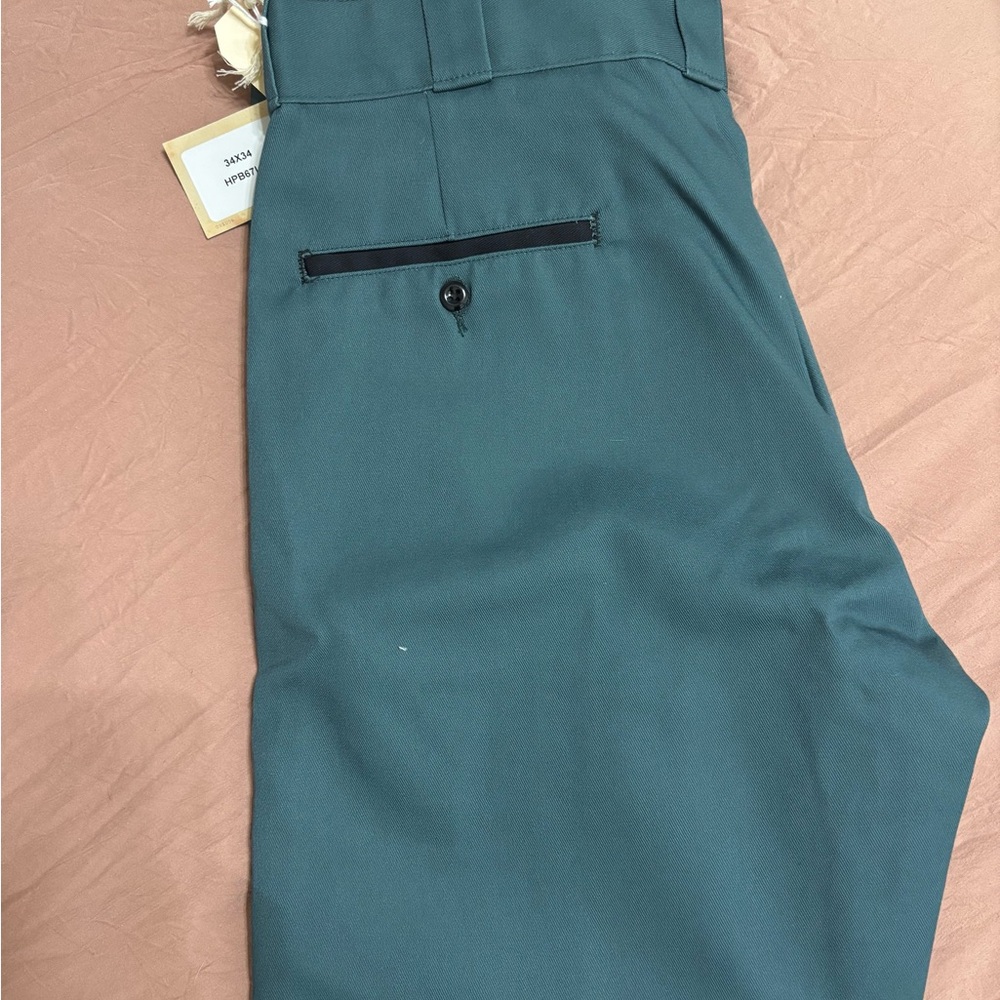 Dickies 1922 Men's Teal Pants - Picture 3 of 5